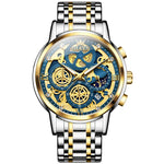 Orologio al quarzo impermeabile multifunzionale da uomo OLEVS 9947