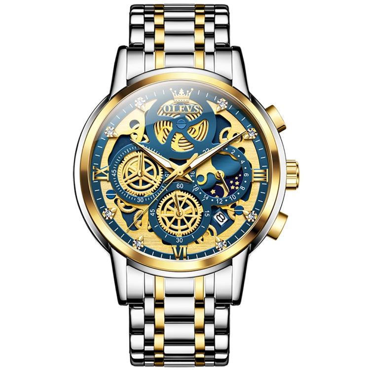 Orologio al quarzo impermeabile multifunzionale da uomo OLEVS 9947