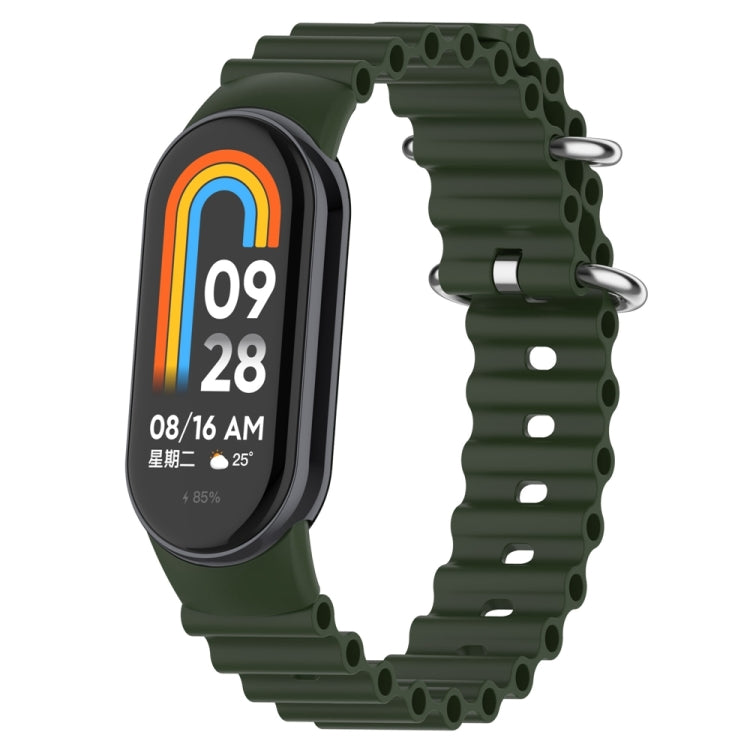 Cinturino per orologio in silicone oceano, For Xiaomi Mi Band 8