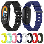 Cinturino per orologio in silicone oceano, For Xiaomi Mi Band 8
