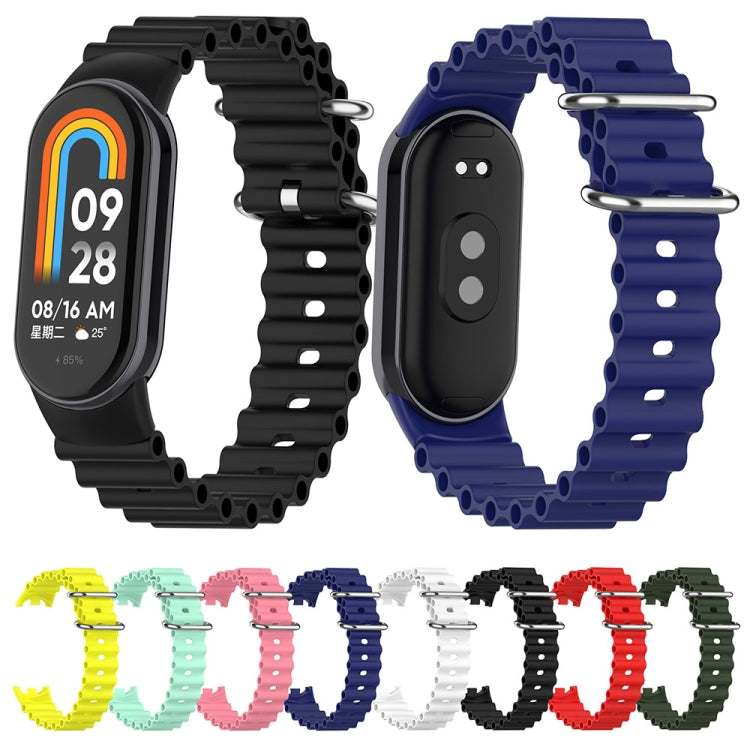 Cinturino per orologio in silicone oceano, For Xiaomi Mi Band 8
