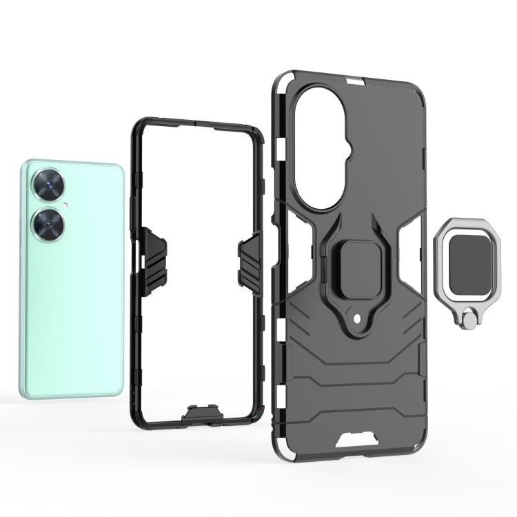 Supporto per anello magnetico PC + custodia per telefono in TPU, For Huawei nova 11i, For Huawei Mate 60, For Huawei nova 11 SE 4G, For Huawei nova 11 Pro, For Huawei nova 11