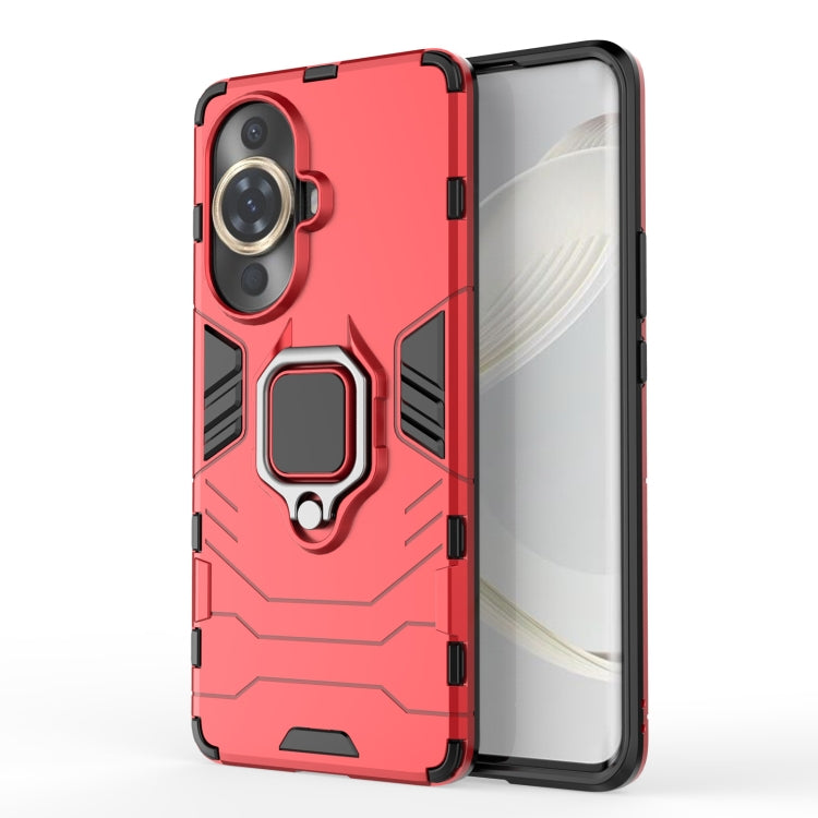 Supporto per anello magnetico PC + custodia per telefono in TPU, For Huawei nova 11i, For Huawei Mate 60, For Huawei nova 11 SE 4G, For Huawei nova 11 Pro, For Huawei nova 11