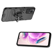 Supporto per anello magnetico PC + custodia per telefono in TPU, For Xiaomi Redmi Note 12S 4G, For Xiaomi Redmi 12 4G