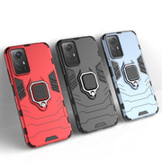 Supporto per anello magnetico PC + custodia per telefono in TPU, For Xiaomi Redmi Note 12S 4G, For Xiaomi Redmi 12 4G
