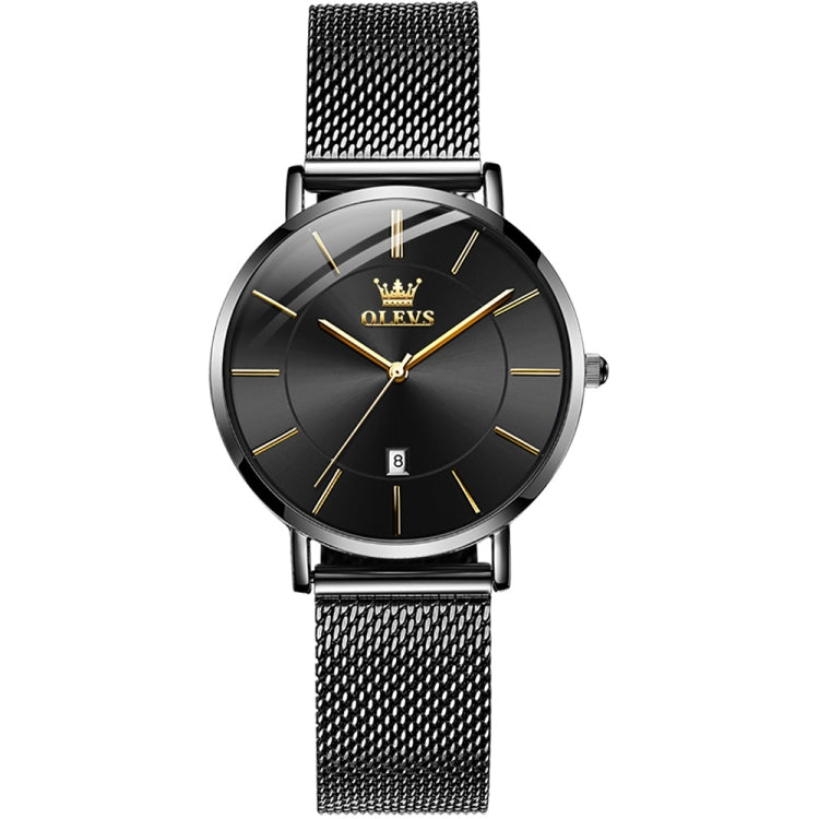 OLEVS 5869 Orologio al quarzo da donna con cinturino in acciaio impermeabile