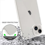 Custodia per telefono in TPU acrilico antigraffio, For iPhone 15 Plus, For iPhone 15