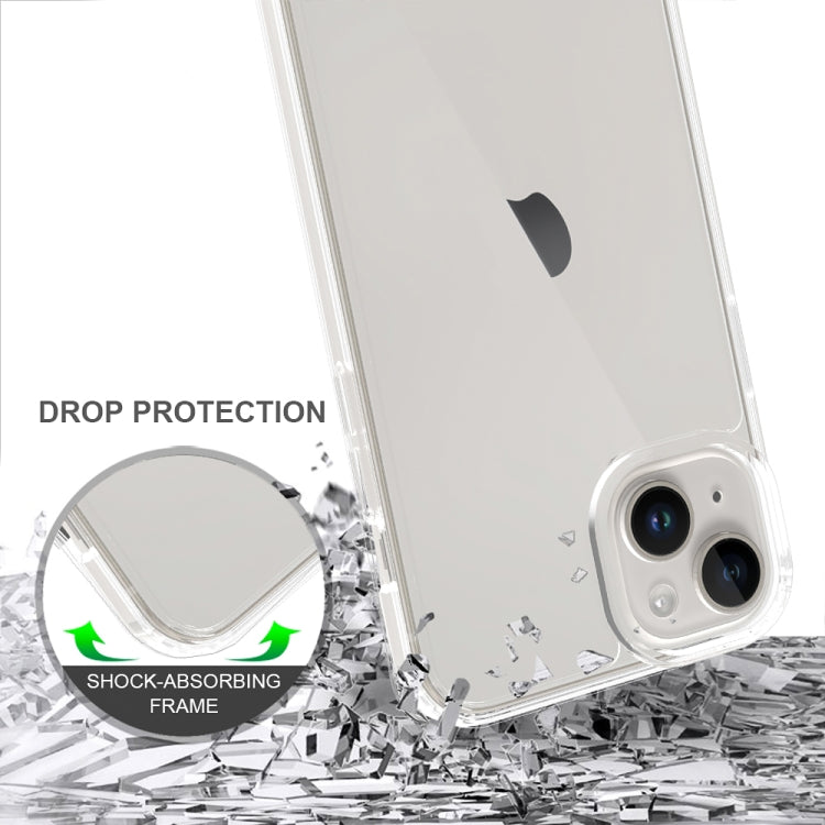 Custodia per telefono in TPU acrilico antigraffio, For iPhone 15 Plus, For iPhone 15