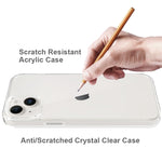 Custodia per telefono in TPU acrilico antigraffio, For iPhone 15 Plus, For iPhone 15