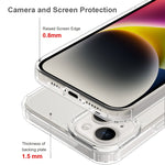Custodia per telefono in TPU acrilico antigraffio, For iPhone 15 Plus, For iPhone 15