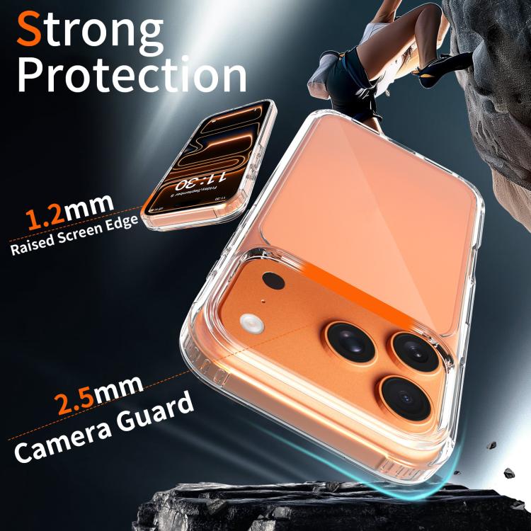 Custodia TPU acrilico per iPhone 15 e 16