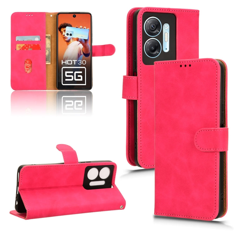 Custodia per telefono in pelle con vibrazione magnetica Skin Feel, For Infinix Hot 30 5G, For Infinix Note 30 5G, For Infinix Note 30i, For Infinix Note 30