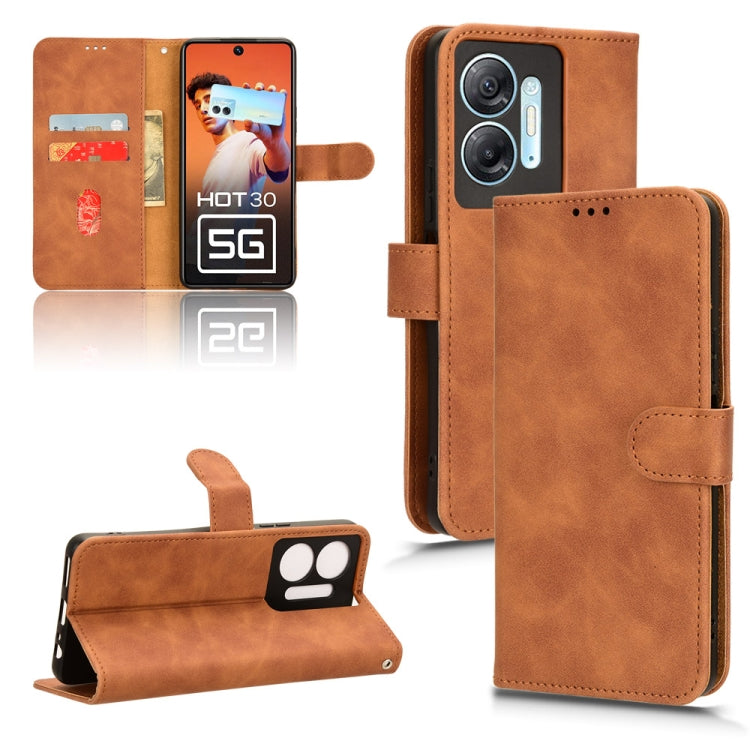 Custodia per telefono in pelle con vibrazione magnetica Skin Feel, For Infinix Hot 30 5G, For Infinix Note 30 5G, For Infinix Note 30i, For Infinix Note 30