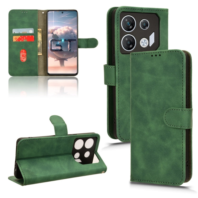 Custodia per telefono in pelle con vibrazione magnetica Skin Feel, For Infinix Hot 40i, For Infinix Smart 8, For Infinix Zero 30 5G, For Infinix GT 10 Pro