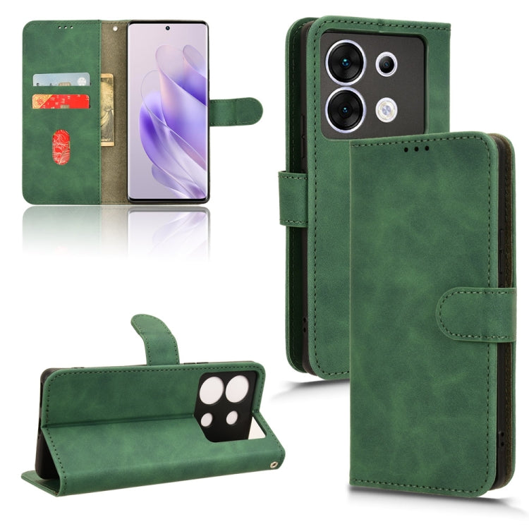 Custodia per telefono in pelle con vibrazione magnetica Skin Feel, For Infinix Hot 40i, For Infinix Smart 8, For Infinix Zero 30 5G, For Infinix GT 10 Pro
