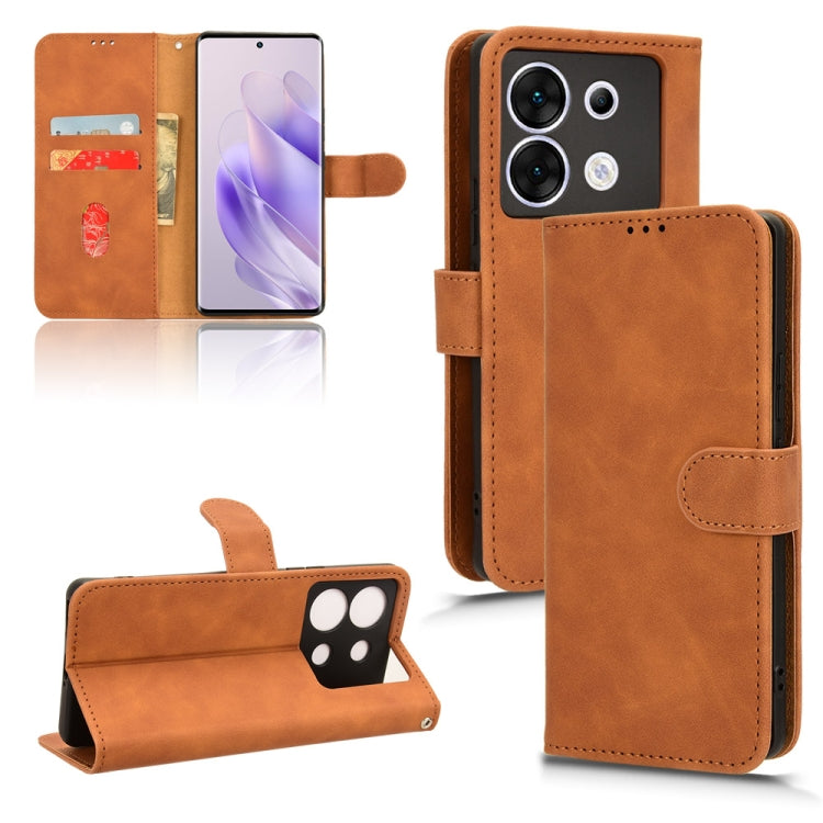 Custodia per telefono in pelle con vibrazione magnetica Skin Feel, For Infinix Hot 40i, For Infinix Smart 8, For Infinix Zero 30 5G, For Infinix GT 10 Pro