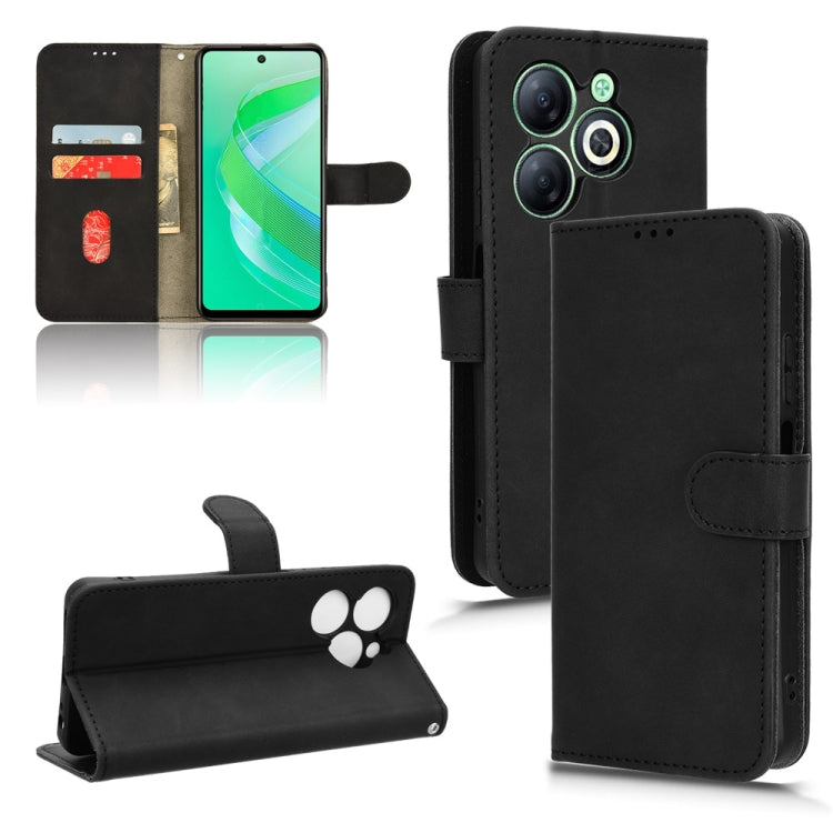 Custodia per telefono in pelle con vibrazione magnetica Skin Feel, For Infinix Hot 40i, For Infinix Smart 8, For Infinix Zero 30 5G, For Infinix GT 10 Pro