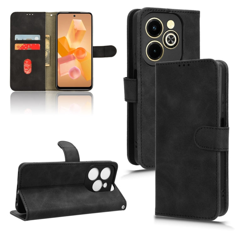 Custodia per telefono in pelle con vibrazione magnetica Skin Feel, For Infinix Hot 40i, For Infinix Smart 8, For Infinix Zero 30 5G, For Infinix GT 10 Pro