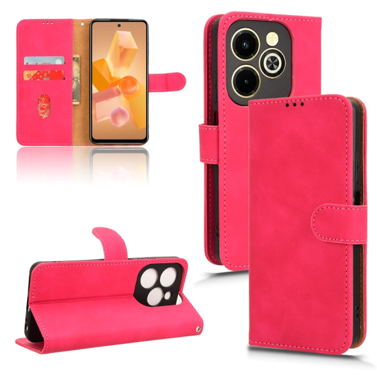 Custodia per telefono in pelle con vibrazione magnetica Skin Feel, For Infinix Hot 40i, For Infinix Smart 8, For Infinix Zero 30 5G, For Infinix GT 10 Pro
