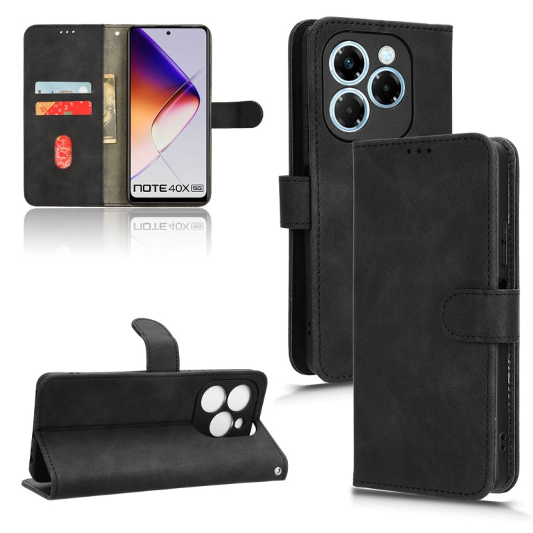 Custodia per telefono in pelle con vibrazione magnetica Skin Feel, For Infinix Zero 40 4G, For Infinix Zero 40 5G, For Infinix Note 40X 5G, For Infinix Note 40 5G