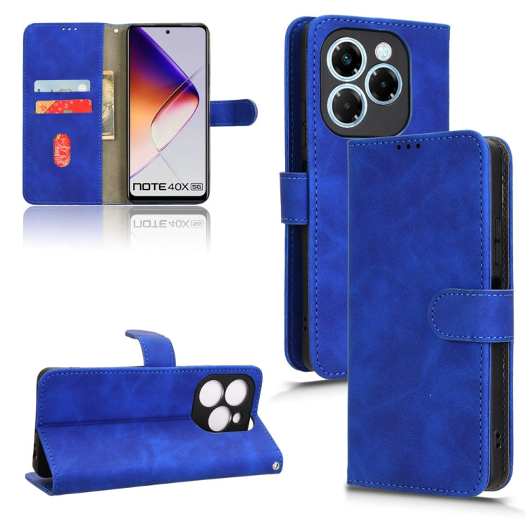 Custodia per telefono in pelle con vibrazione magnetica Skin Feel, For Infinix Zero 40 4G, For Infinix Zero 40 5G, For Infinix Note 40X 5G, For Infinix Note 40 5G