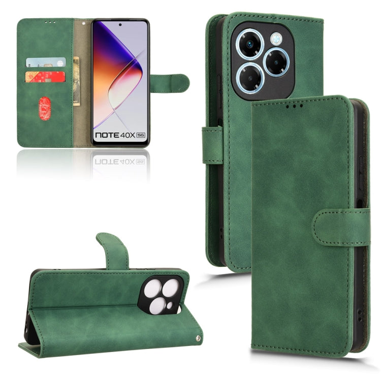 Custodia per telefono in pelle con vibrazione magnetica Skin Feel, For Infinix Zero 40 4G, For Infinix Zero 40 5G, For Infinix Note 40X 5G, For Infinix Note 40 5G