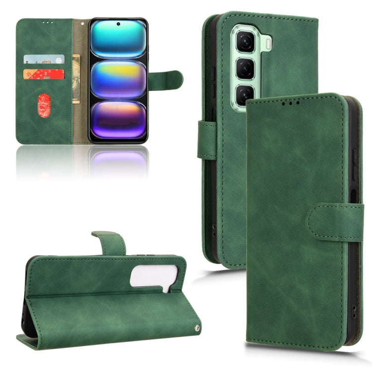 Custodia per telefono in pelle con vibrazione magnetica Skin Feel, For Infinix Hot 50i / Smart 9, For Infinix Hot 50 Pro+, For Infinix Hot 50 4G, For Infinix Hot 50 5G