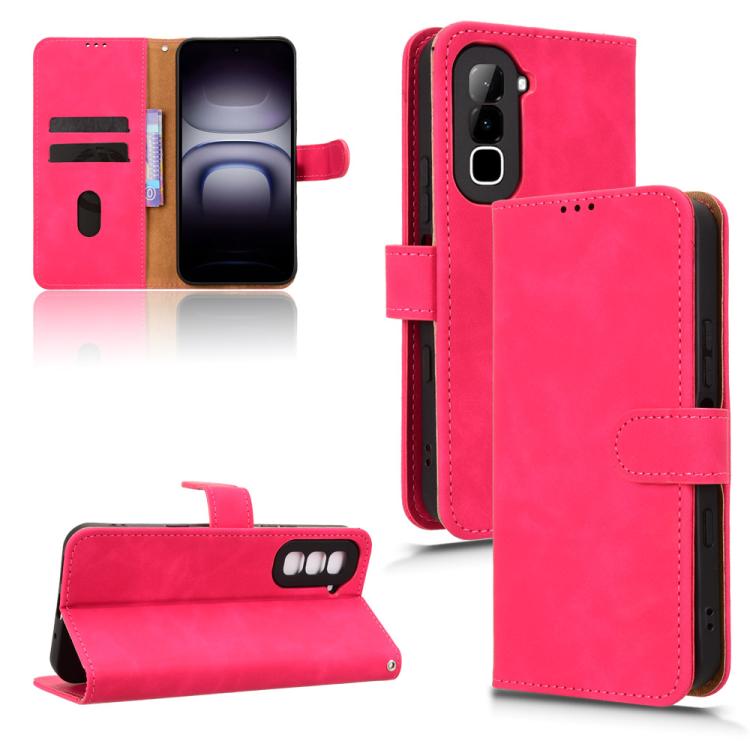 Custodia per telefono in pelle con vibrazione magnetica Skin Feel, For Infinix GT 50 Pro 5G, For Infinix Hot 70 4G, For Infinix Note 60 Ultra 5G, For Infinix Note Edge 5G