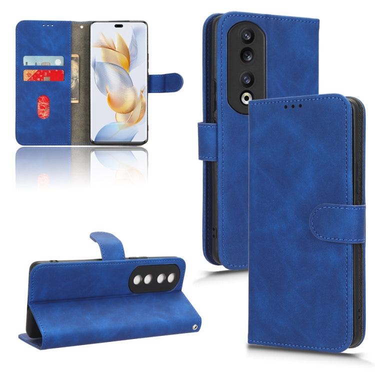 Custodia per telefono in pelle con vibrazione magnetica Skin Feel, For Honor Play 8T 5G / X7b, For Honor Play 50 Plus, For Honor 90 Pro
