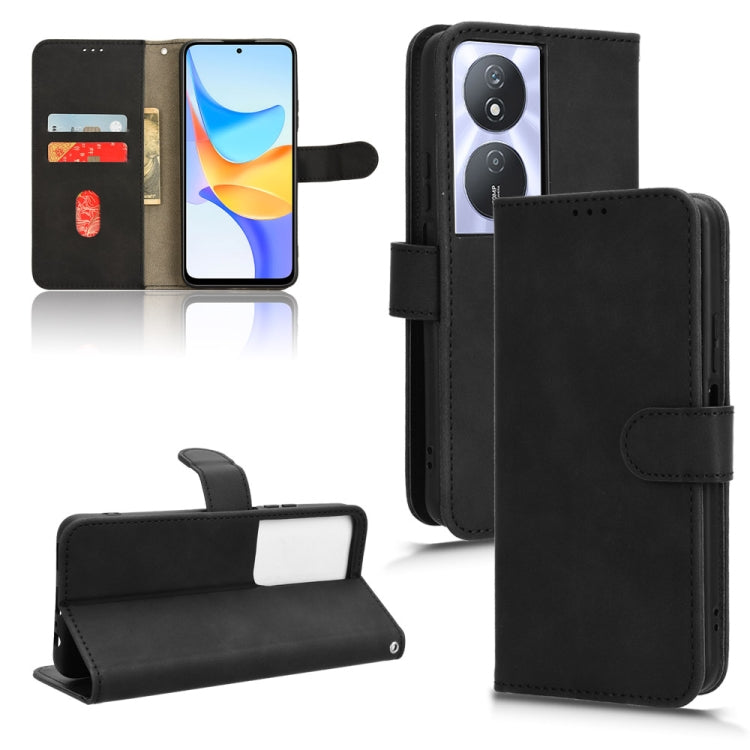 Custodia per telefono in pelle con vibrazione magnetica Skin Feel, For Honor Play 8T 5G / X7b, For Honor Play 50 Plus, For Honor 90 Pro