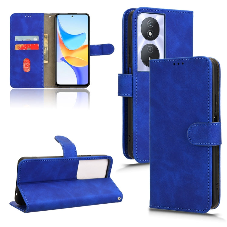 Custodia per telefono in pelle con vibrazione magnetica Skin Feel, For Honor Play 8T 5G / X7b, For Honor Play 50 Plus, For Honor 90 Pro
