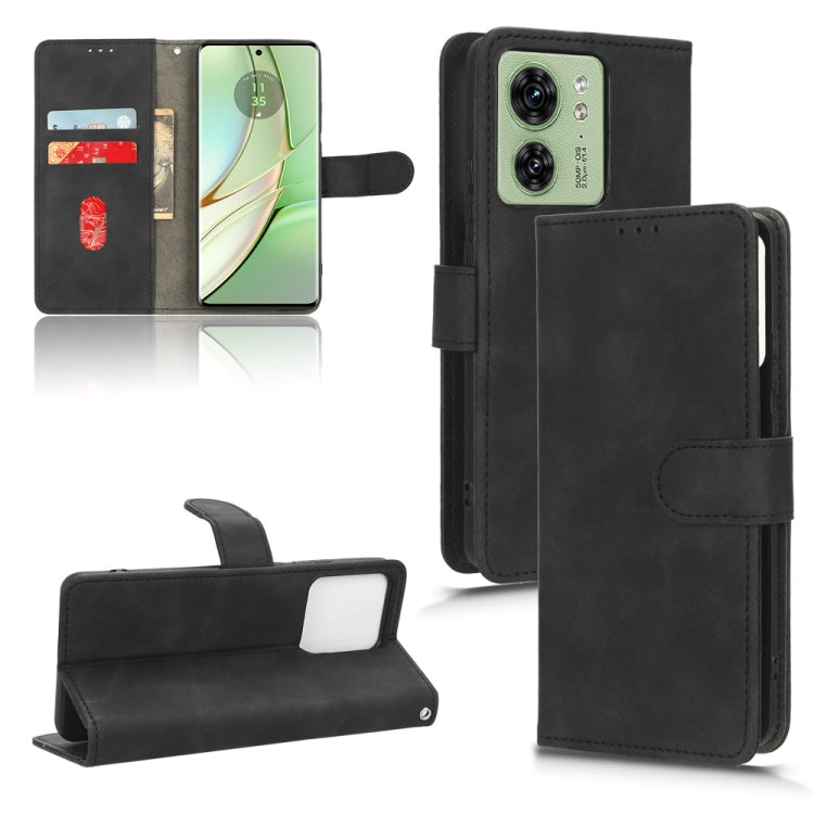 Custodia per telefono in pelle con vibrazione magnetica Skin Feel, For Motorola Edge 40