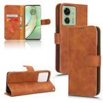 Custodia per telefono in pelle con vibrazione magnetica Skin Feel, For Motorola Edge 40