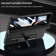 Custodia in pelle con cerniera per Samsung Galaxy Z Fold4