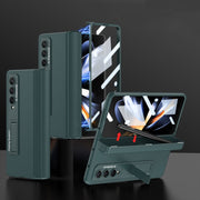 Custodia in pelle con cerniera per Samsung Galaxy Z Fold4