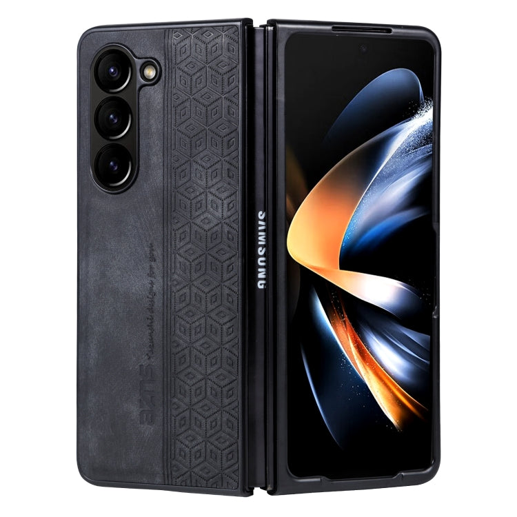 Custodia in pelle goffrata per Samsung Galaxy Z Fold5
