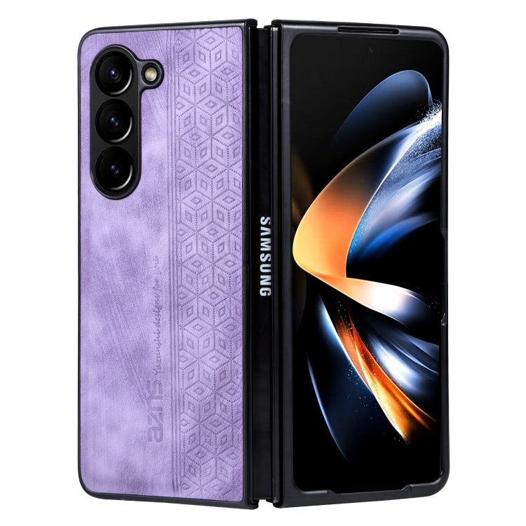 Custodia in pelle goffrata per Samsung Galaxy Z Fold5