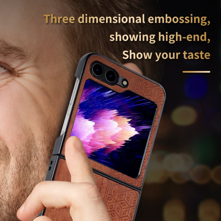 Custodia in pelle goffrata per Samsung Galaxy Z Fold5