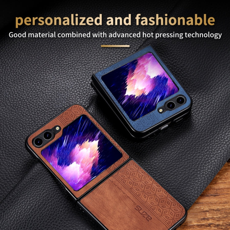 Custodia in pelle goffrata per Samsung Galaxy Z Fold5