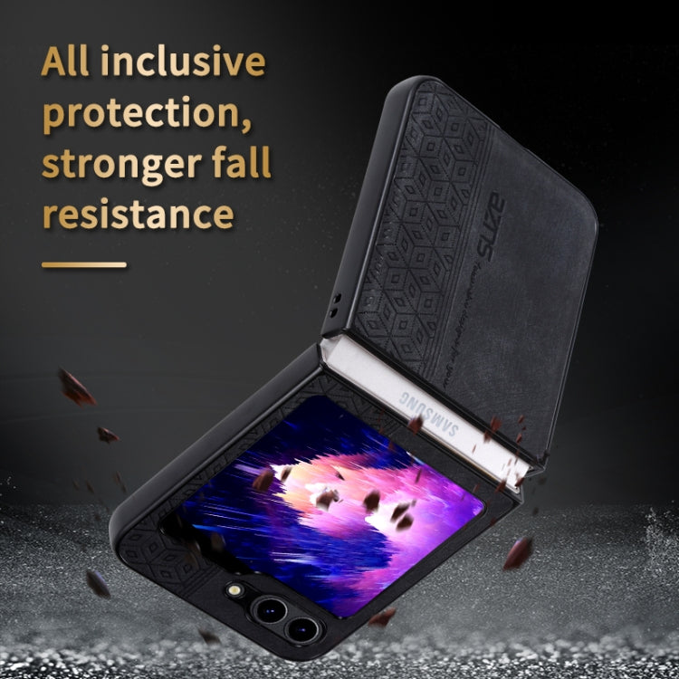 Custodia in pelle goffrata per Samsung Galaxy Z Fold5