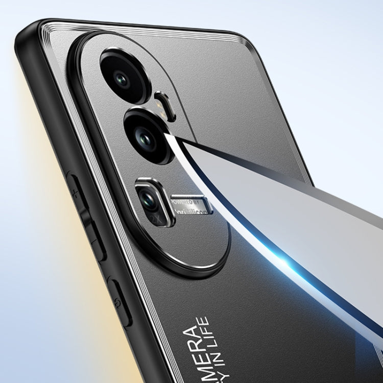 Custodia per telefono in metallo satinato, For OPPO Find X8, For OPPO Reno10 Pro+, For OPPO Reno10 Pro, For OPPO Reno10, For OPPO Find X8 Pro