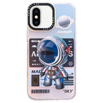 Custodia TPU Astronauta Meccanico per iPhone XS XR XS Max