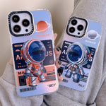 Custodia TPU Astronauta Meccanico per iPhone XS XR XS Max
