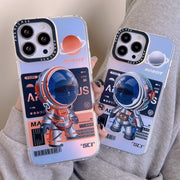 Custodia TPU Astronauta Meccanico per iPhone
