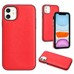 Custodia in pelle a copertura totale per iPhone 12 e 11