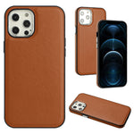 Custodia in pelle a copertura totale per iPhone 12 e 11