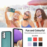 Custodia in pelle a copertura totale per Samsung Galaxy A32 5G