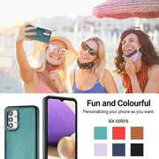Custodia in pelle a copertura totale per Samsung Galaxy A32 5G
