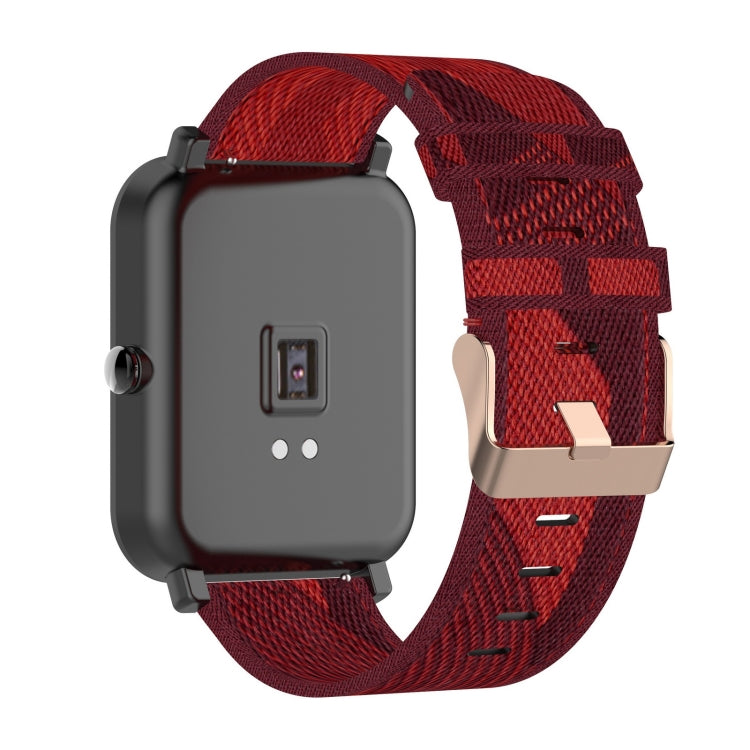 Per Amazfit Bip Lite Versione 1S / Bip S Cinturino di ricambio per cinturino in nylon denim da 20 mm