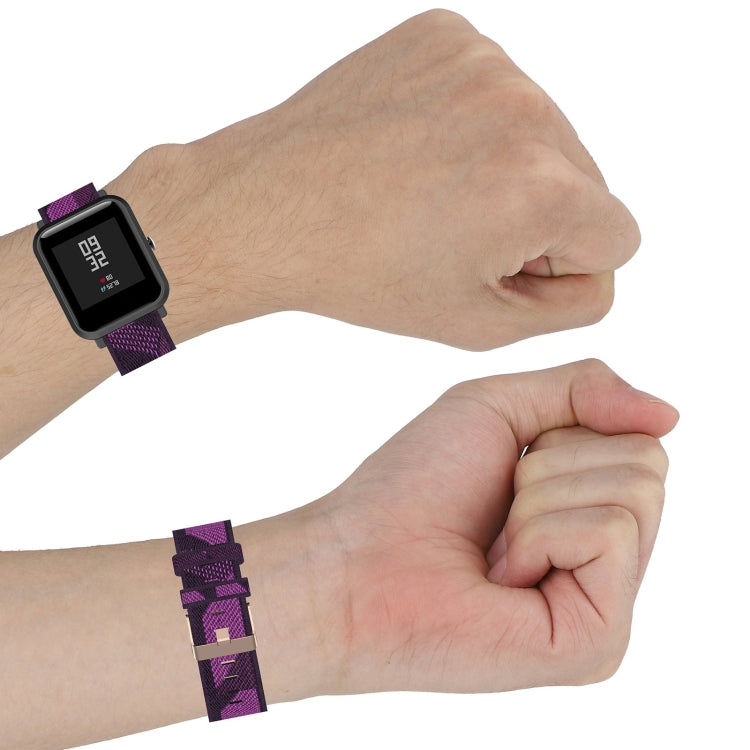 Per Amazfit Bip Lite Versione 1S / Bip S Cinturino di ricambio per cinturino in nylon denim da 20 mm